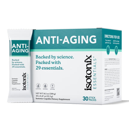 Isotonix Essentials Anti-Aging Multivitamin Packets – Activated B Vitamins, CoQ10 & Vitamin D3 for Brain, Energy & Healthy Aging, Isotonic Drink Mix, 30 Packets