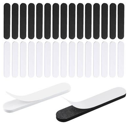 Sloewui Hat Size Reducer, 30 Pack Hat Sizing Tape (Black + White)