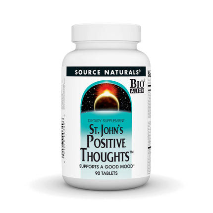 Source Naturals St. John's Positive Thoughts, Supports A Good Mood* - 90 Tablets