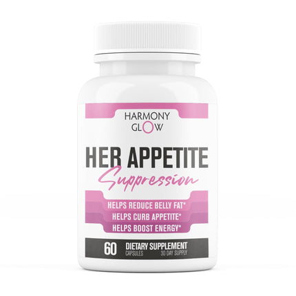 Her Appetite Suppression - Supports GLP-1 Related Metabolic Pathways, Promotes Weight Loss for Women, Helps Control Appetite/Cravings & Promotes Energy | 3rd Party Tested Supplement - 60 Capsules