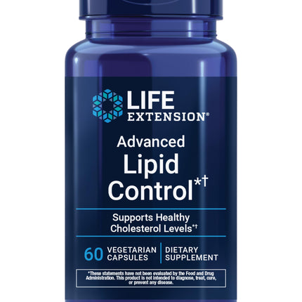 Life Extension Advanced Lipid Control, amla Extract, Indian Gooseberry, Heart Health, endothelial Health, Vegetarian, Gluten-Free, 60 Capsules