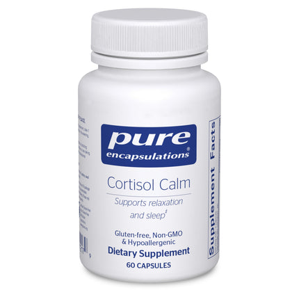 Pure Encapsulations Cortisol Calm - Supports Cortisol Health & Relaxation* - Contains Ashwagandha & L-Theanine - Restful Sleep - 60 Capsules