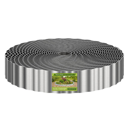 100ft Landscape Edging, 3in Tall Corrugated Metal Garden Border