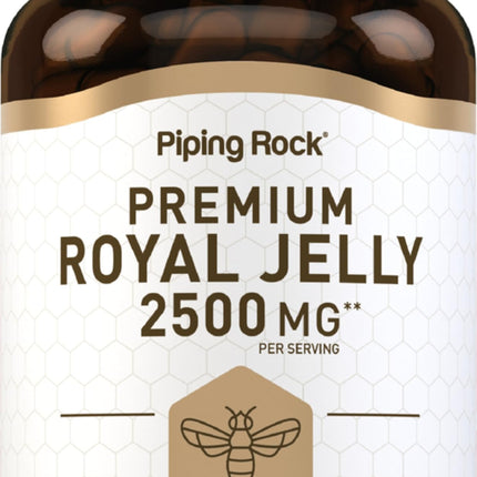 Piping Rock Royal Jelly Capsules | 120 Count | Non-GMO, Gluten Free Supplement