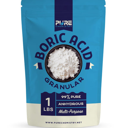 Ecoxall Bulk Boric Acid, 99.9% Pure, Granular, 1 lb