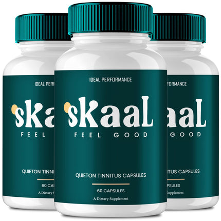IDEAL PERFORMANCE Skaal Tinnitus Capsules - Maximum Strength, All Natural Ear Health Support Reviews (3 Pack)