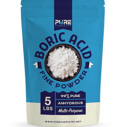 Ecoxall Bulk Boric Acid, 99.9% Pure, Fine Powder, 5 lbs