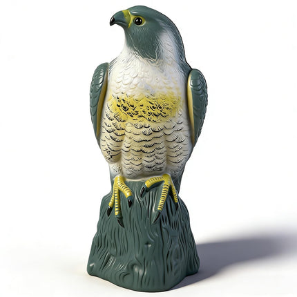 Hausse Scarecrow Eagle Fake Hawk Decoy Statue Scare Birds Away, Plastic Deterrents, Garden Protectors Bird Repellent, Nature Enemy Bird Repellent for Outdoor Garden Yard