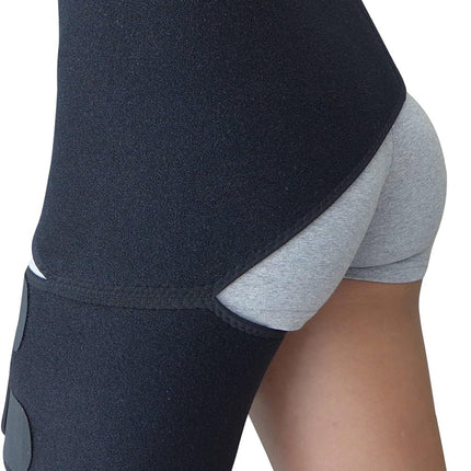 Hip Brace for Sciatica Pain Relief, Thigh Injury, Hip Fleхоr Strain, Hamstring Pull, Groin Muscles Sprain - Sciatica Pain Relief Devices, Pulled Thigh Compression Sleeve, Sciatic Nerve Support Wrap, SI Belt for Men, Women