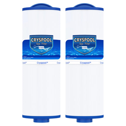 Cryspool® 04077 Compatible with Cal Spa Filters, 4CH-949, PWW50L, FC-0172, Rising Dragon, Dynasty Spas, 50 Sq. Ft Hot Tub Replacement Filter Cartridge, 2 Pack