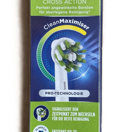 Oral-B Cross Action Electric Toothbrush Replacement Brush Heads Refill, 3 Count, White