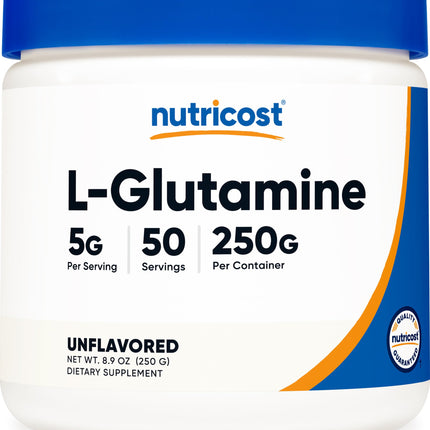 Nutricost L-Glutamine Powder 250 Grams