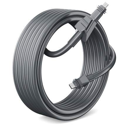 YaCeSyn for Starlink Flat High Performance Cable, 32.8FT/10M Rectangular Satellite Replacement Cable, Cat6 Network Cable, Waterproof Extension Cord for Starlink Flat High Performance Gen2