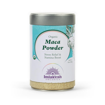 Imlakesh Organics Maca Powder (10oz Metal Jar)