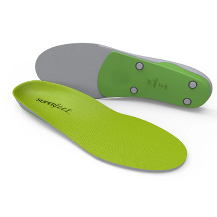 Superfeet All-Purpose Support High Arch Insoles (Green) for Active Lifestyle with High Arch Support-Men 15.5-17