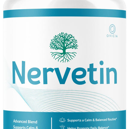 Nervetin Capsules - Official Nervetin Pills Advanced Premium Formula Maximum Strength, All Natural Ingredients Vitamins for Overall Health & Wellness Reviews, 60 Capsules for 1 Month