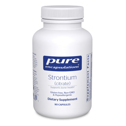 Pure Encapsulations Strontium (Citrate) | Hypoallergenic Dietary Supplement to Support Healthy Bones* | 90 Capsules