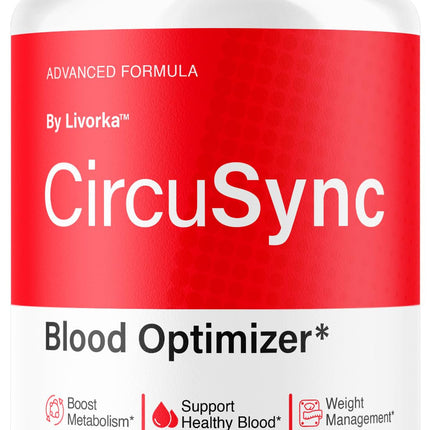 Circusync Capsules - Official Circu Sync Advanced Blood Health Support Supplement Pills - Maximum Strength, Natural Vitamins Formula for Overall Health & Wellness, 60 Capsules for 1 Month