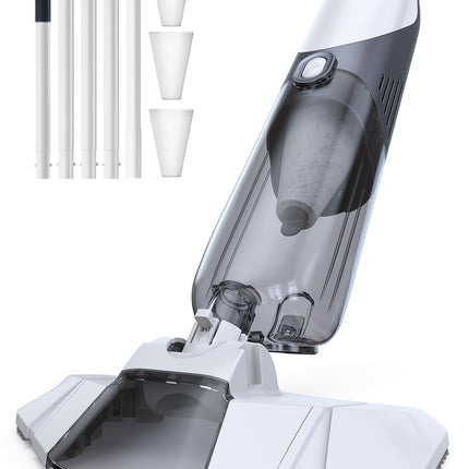 [Patent] POOLHACKER Cordless Handheld Pool Vacuum for Above Ground Pool & Inground Pools, Pool Vacuum Cleaner Flexible Head for Curved, 18.5 GPM Strong Suction, 1-Click Debris Emptying, Rechargeable