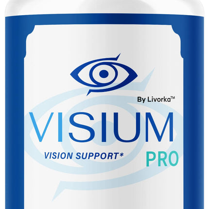 LIVORKA Visium Pro Vision Support - Official Health Supplement Capsules, Natural VisiumPro Vitamin Pills for Visual Health & Wellness, Visium Pro Reviews, 60 Capsules for 1 Month