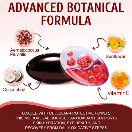 2 Pack Astaxanthin 12mg,Premium Astaxanthin Antioxidant Supplements with Antioxidant Activity, Supports Eye, Immune, Joint, Skin Health, Internal Circulation