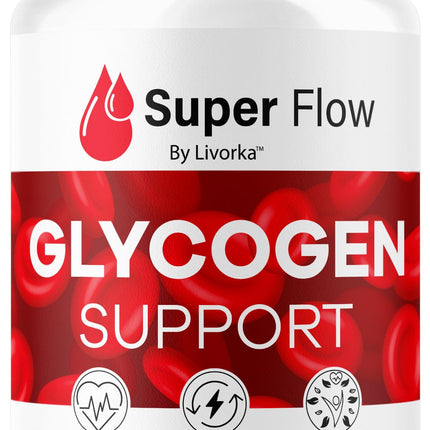 Super Flow Glycogen Capsules - Official SuperFlow Advanced Glycogen Support Pills - Maximum Strength, Natural Formula Vitamins for Overall Health & Wellness Reviews, 60 Capsules for 1 Month