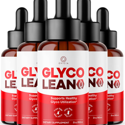 (5 Pack) Glyco Lean Drops – GlycoLean Drops All Natural Ingredients Liquid Advanced Formula Premium Vitamin, Daily GlycoLeanDrops Support for Health and Wellness Reviews, 5 Bottles for 5 Months