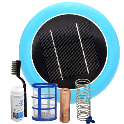 Solar Pool Ionizer for Pools up to 45,000 Gallons, Enhanced with Latest Solar Technology & Longer-Lasting Anode