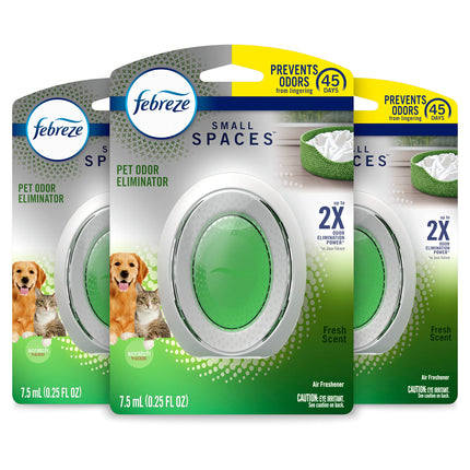 Febreze SMALL SPACES, Fresh, 3 count
