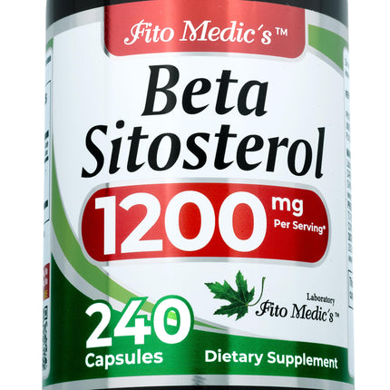 FITO MEDIC'S Lab | beta sitosterol | Plant sterols | 240 Capsules | Supplements