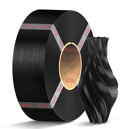 ANYCUBIC PETG Filament Refill, 3D Printer Filament, for Reusable Spools, Dimensional Accuracy +/- 0.02mm, Fit with Most Reusable Spools, 1KG, Black