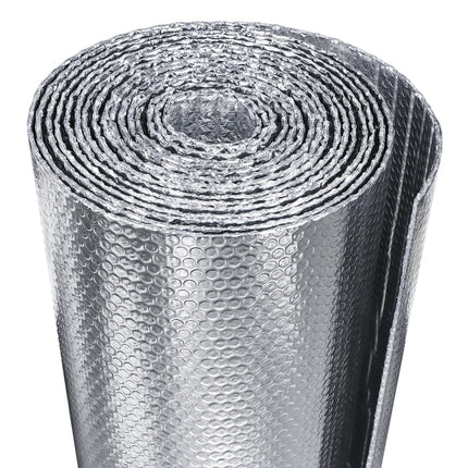 AGHITG Reflective Insulation Foam,48" x 10 Ft Window Insulation for Summer Heat,Aluminum Foil Bubble Insulation Roll for Keep Heat,Window Insulation Kit for RV, Thermal Insulation Cover for Window.