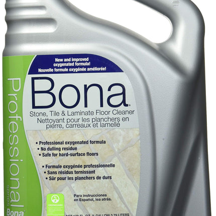 Bona Professional Laminate Pro Series Wm700018175 Stone, Tile Cleaner Ready to Use, 1-Gallon Refill