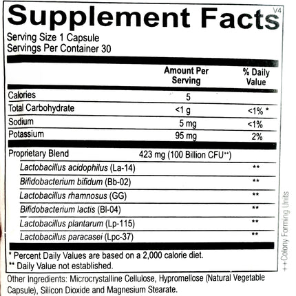 Ortho Molecular - Ortho Biotic 100 Billion CFU - 30 Capsules