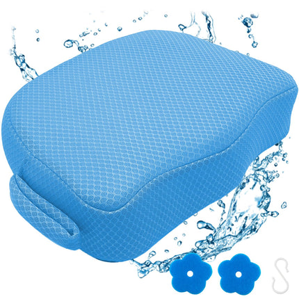 Hot Tub Booster Seat for Adults, 5 Inch Thick Supportive Cushion with Non-Slip Bottom, Weighted for Quick Sink Without Float, Spa Booster Seat for Hot Tub (Including Inflatable), Pool, Bathtub