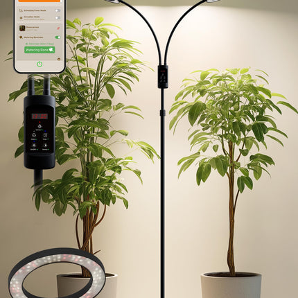 48W Smart Grow Lights for Indoor Plants, Full Spectrum LED Plant Light