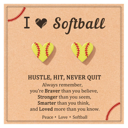 JOGDIAM Softball Earrings Softball Gifts Accessories for Girls