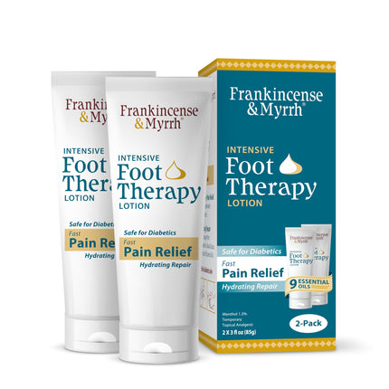 FRANKINCENSE & MYRRH Intensive Foot Therapy Lotion, Restless Leg 3oz, 2Pack