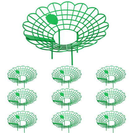 Iceyyyy 10 Pack Strawberry Plant Stand Supports-Strawberry Plant Support Stand Rack with 4 Support Feets-Growing Frame Holder Cage to Keep Berries Clean and Prevent Rot