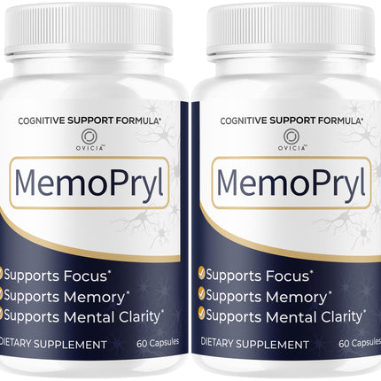 (2 Pack) Memopryl Capsules - MemoPryl Support Advanced Formula, Daily Memo Pryl Pills All Natural Ingredients Premium Formula Vitamins for Overall Health & Wellness Reviews, 120 Capsules for 2 Months