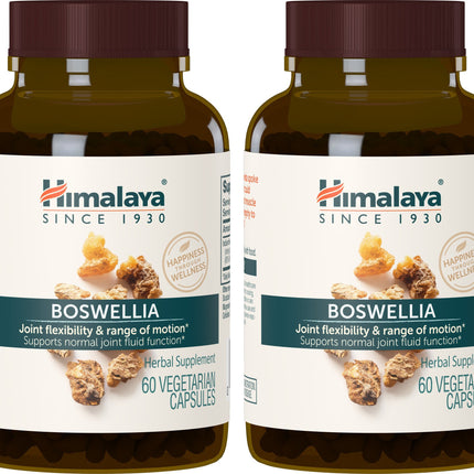 Himalaya Boswellia, Joint Support for Mobility and Flexibility, Promotes Tissue Preservation, 250 mg, 60 Capsules, 1 Month Supply, 2 Pack