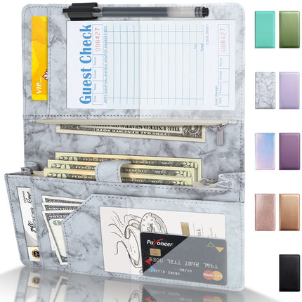 Server Book High Volume, Expandable Server Book,5"×9", Waitress Waiter Book