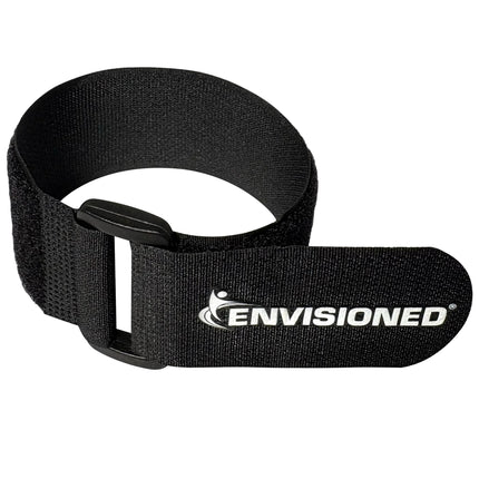 Reusable Cinch Straps 2" x 30" - 6 Pack, Multipurpose Strong Gripping, Quality Hook and Loop Securing Straps (Black)