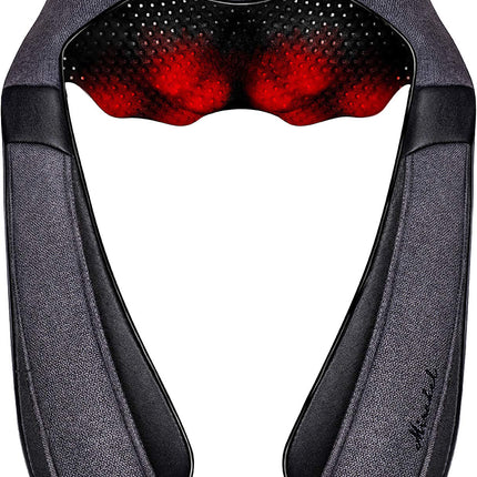 Mirakel Fathers Day Dad Gifts for Husband Men, Neck Massager for Pain Relief Deep Tissue, Electric Shiatsu Shoulder & Back Massager with Heat, Mothers Day Gifts for Mom Wife Women Her (NOT Cordless)