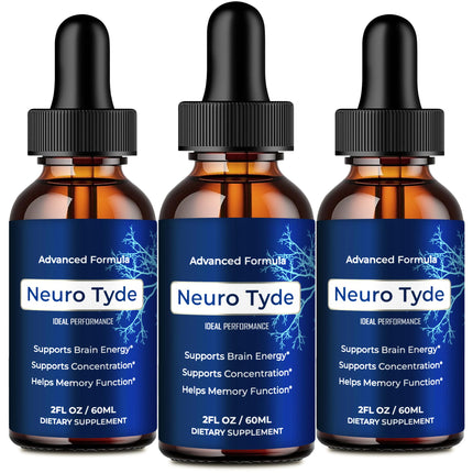 NeuroTyde Drops, Neuro Tyde Droppers Reviews (3 Pack)