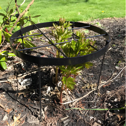 GOOOXIM 23.6" Peony Cages and Supports,Plant Support Ring for Hydrangea