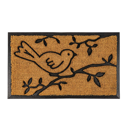 NoTrax, Bird on Branch, Rubber-Backed Natural Coir Doormat