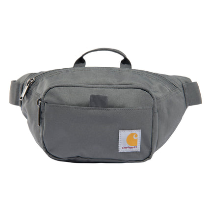 Carhartt Classic Adjustable Sling Bag, Durable, 600-Denier Water Resistant Hip Pack, Essential Wait Pack (Gravel)