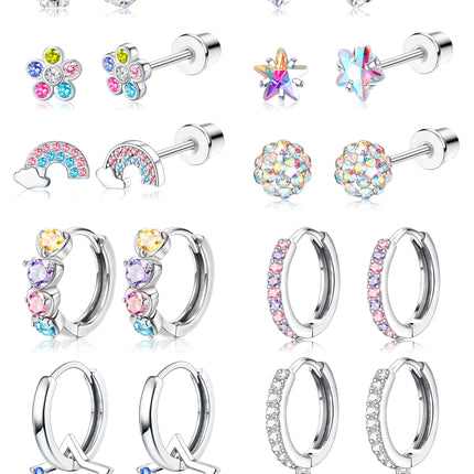 Hypoallergenic Earrings for Girls Women Kids Toddler Surgical Steel Earring