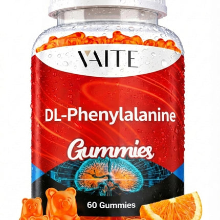 DLPA: DL-Phenylalanine 1000mg – Advanced Form of Phenylalanine for Amino Acid Support – 60 Gummies – Non-GMO, Gluten-Free, Easy-to-Take Formula for Daily Use and Consistent Wellness Support